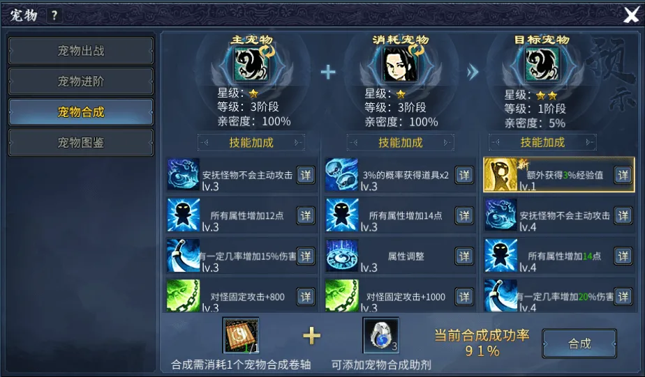 《墨香情》:墨香宝典丨攻略篇·宠物培养 《墨香情》:墨香宝典丨攻略篇·宠物培养